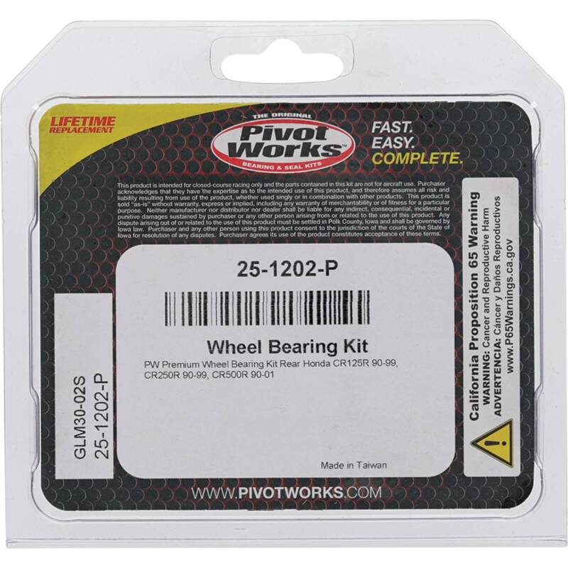 Pivot Works Pw Premium Wheel Bearing 25-1202-P 25-1202-P Photo - Primary