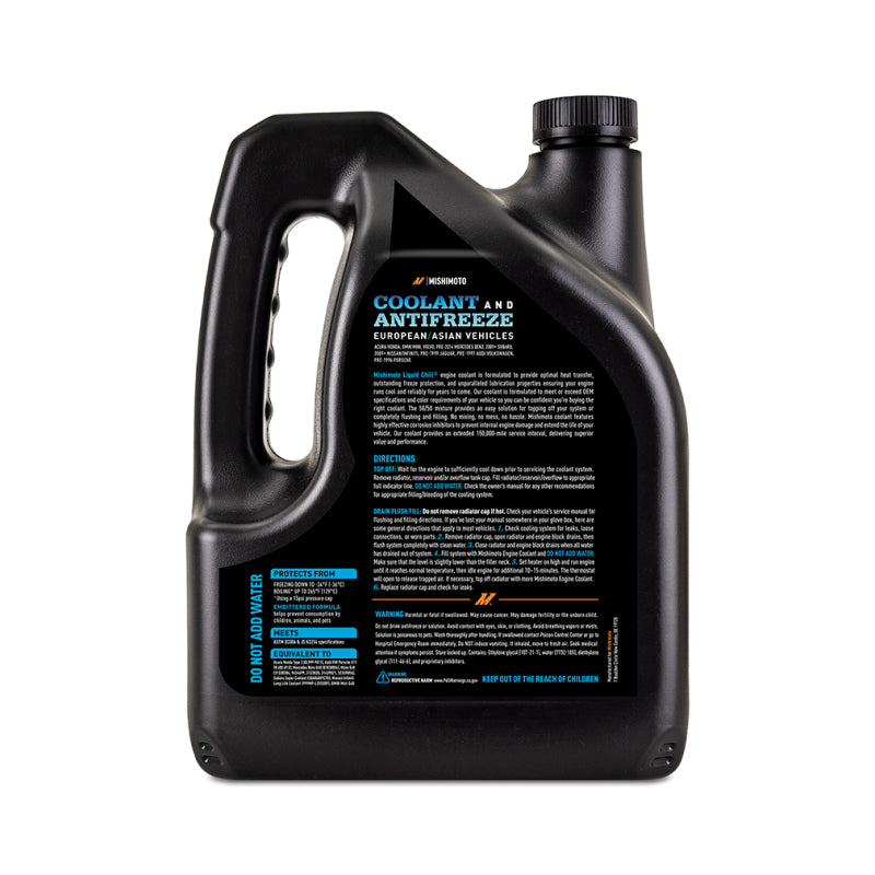 Mishimoto Liquid Chill EG Coolant, European/Asian Vehicles, Blue MMRA-LC-EG-BL