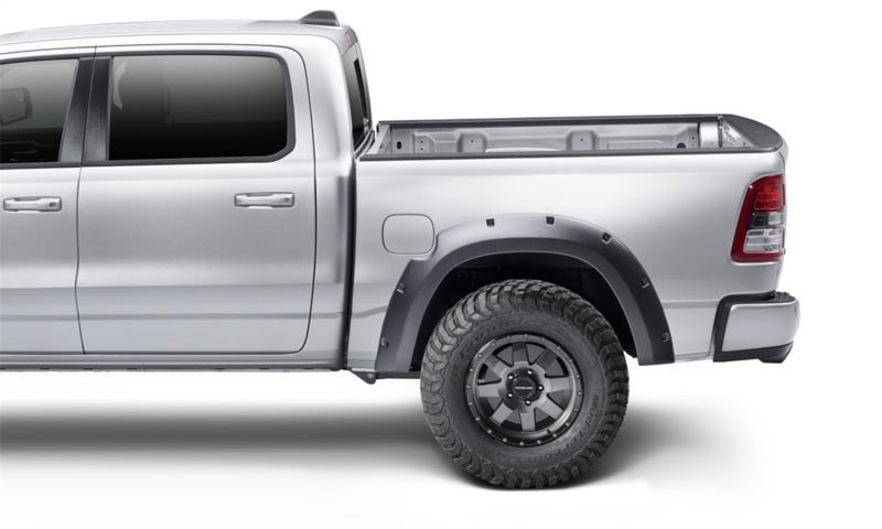 Bushwacker 19-22 Ram 1500 (Excl. Rebel/TRX) 76.3 & 67.4in Bed Forge Style Flares 4pc - Tex. Blk 58131-08 58131-08 Photo - Mounted