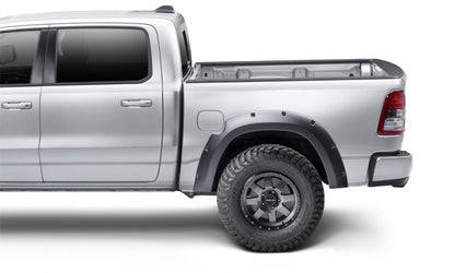 Bushwacker 19-22 Ram 1500 (Excl. Rebel/TRX) 76.3 & 67.4in Bed Forge Style Flares 4pc - Tex. Blk 58131-08 58131-08 Photo - Mounted