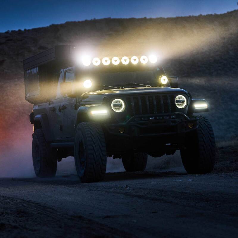 KC HiLiTES Gravity Titan LED Light Bar - 50in. (8-Light) 91418 91418 Photo - lifestyle view