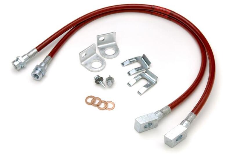 JKS Manufacturing Jeep Wrangler YJ HD Extended Brake Line - Front JKS2291 JKS2291 Photo - Primary