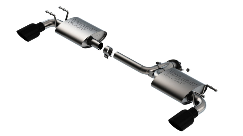 Borla 19-21 Mazda 3 Hatchback 2.0/2.5L NA S-Type Axle-back Black Chrome Tips 11970BC 11970BC Photo - Primary