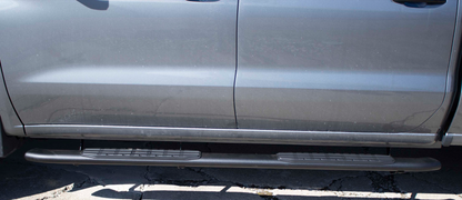 Fishbone Offroad 2019+ Chevrolet Silverado 1500 Double Cab Oval Side Steps - Black Textured FB21383 FB21383 Photo - out of package