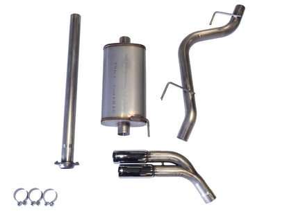 JBA 15-20 Ford F-150 2.7L/3.5L/5.0L 409SS Pass Side Dual Exit Cat-Back Exhaust 40-2544 40-2544 Photo - Primary
