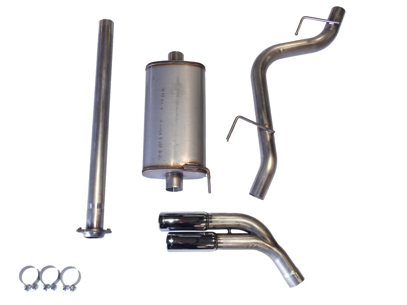 JBA 15-20 Ford F-150 2.7L/3.5L/5.0L 409SS Pass Side Dual Exit Cat-Back Exhaust 40-2544 40-2544 Photo - Primary