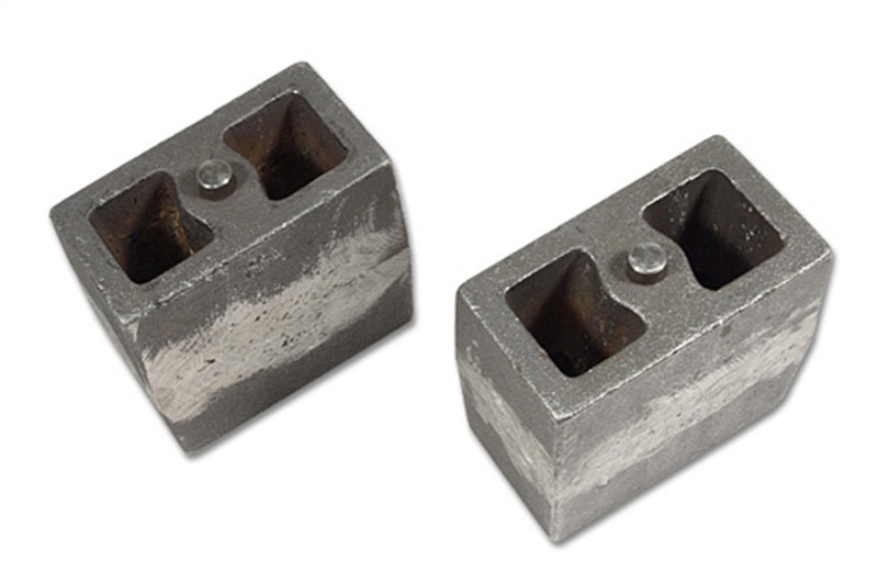 Tuff Country 5.5in Cast Iron Lift Blocks (3in Wide/ Tapered) Pair 79056