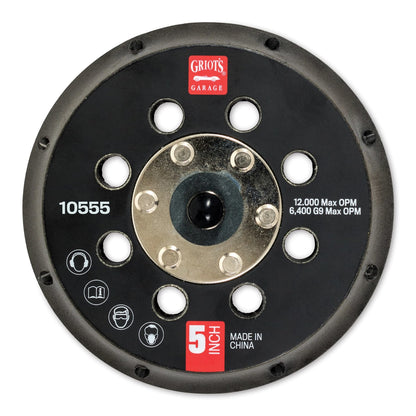 Griots Garage 5in Vented Orbital Backing Plate (G9) 10555
