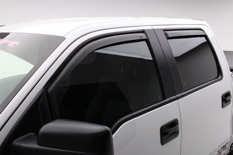 EGR 15+ Ford F150 Super Cab In-Channel Window Visors - Set of 4 - Matte (573475) 573475 573475 Photo - Mounted