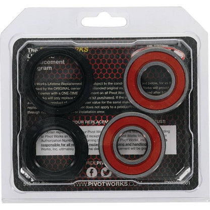 Pivot Works Kawasaki Wheel Bearing Kit Premium Bearings 25-1221-P 25-1221-P Photo - Primary
