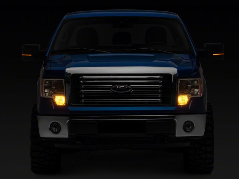 Raxiom 09-14 Ford F-150 Axial Series Sequential LED Mirror Mounted Turn Signals- Smoked T544359