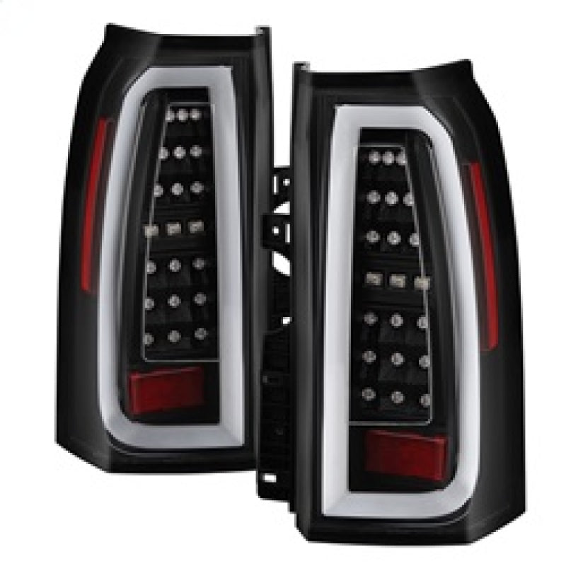 Spyder Chevy Tahoe / Suburban 15-17 Light Bar LED Tail Lights - Black (ALT-YD-CTA15-LED-BK) 5084583 5084583 Photo - Primary