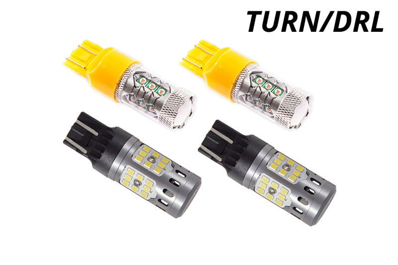 Diode Dynamics JL Wrangler Front Turn Stage 2 (7443 LED Bulb XPR - White and - Amber) DD0422 DD0422 User 4