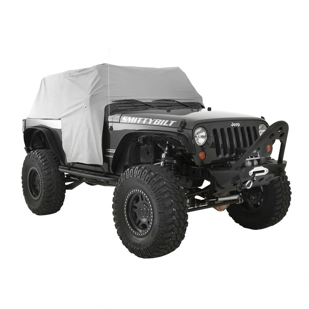 Smittybilt Cab Cvr W/Door Flap Gray 1068