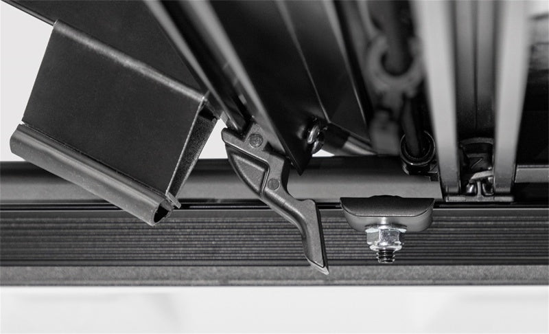 Access LOMAX Tri-Fold Cover 05-20 Nissan Frontier w/ 5ft Bed - Black Urethane B3030039 B3030039 Photo - Mounted