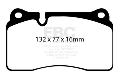 EBC Disc Brake Pad Set DP42070R Photo - Primary