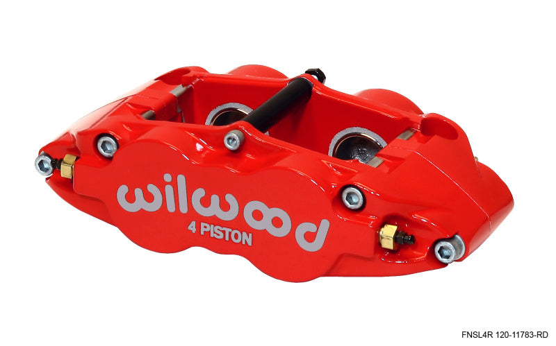 Wilwood Caliper-Narrow Superlite 4R - Red 1.25/1.25in Pistons 1.10in Disc 120-11783-RD 120-11783-RD Photo - Primary