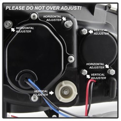 Spyder Subaru WRX 08-09 Projector Headlights - HID Model Only - Black PRO-YD-SWRX08-HID-LBDRL-BK 5083937 5083937 Photo - Unmounted