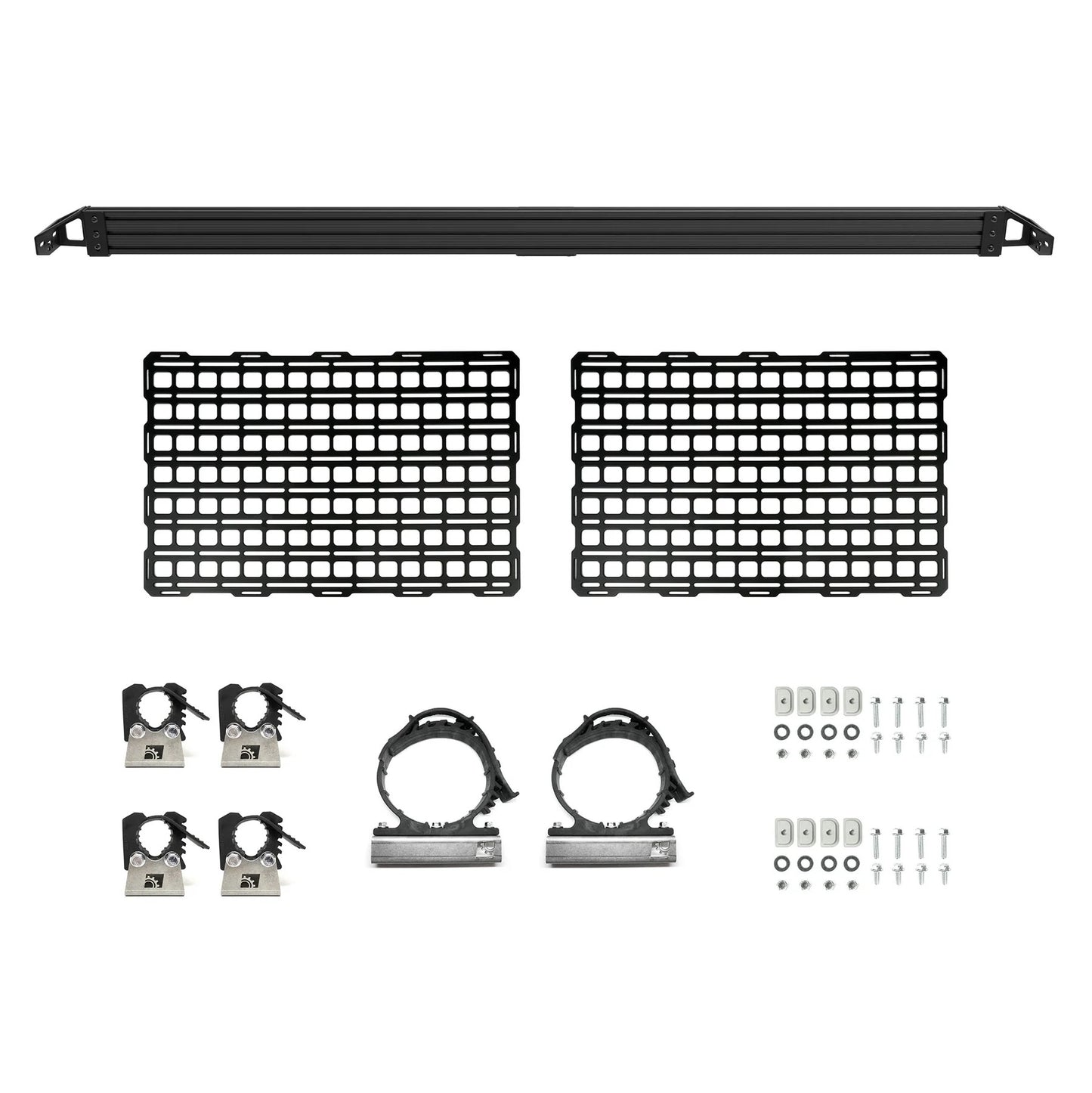 BuiltRight Industries 2017+ Ford F-250/350/450 Bulkhead Utility Rail MOLLE - Stage 1 Kit 107025