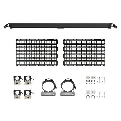 BuiltRight Industries 2017+ Ford F-250/350/450 Bulkhead Utility Rail MOLLE - Stage 1 Kit 107025