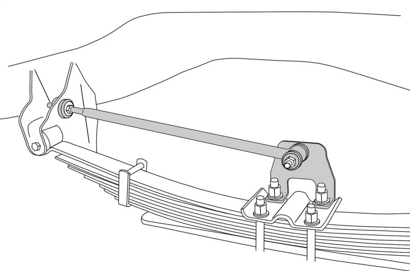 Tuff Country 69-93 Dodge Truck 1/2 & 3/4 Ton 4wd Traction Bars Pair 30695