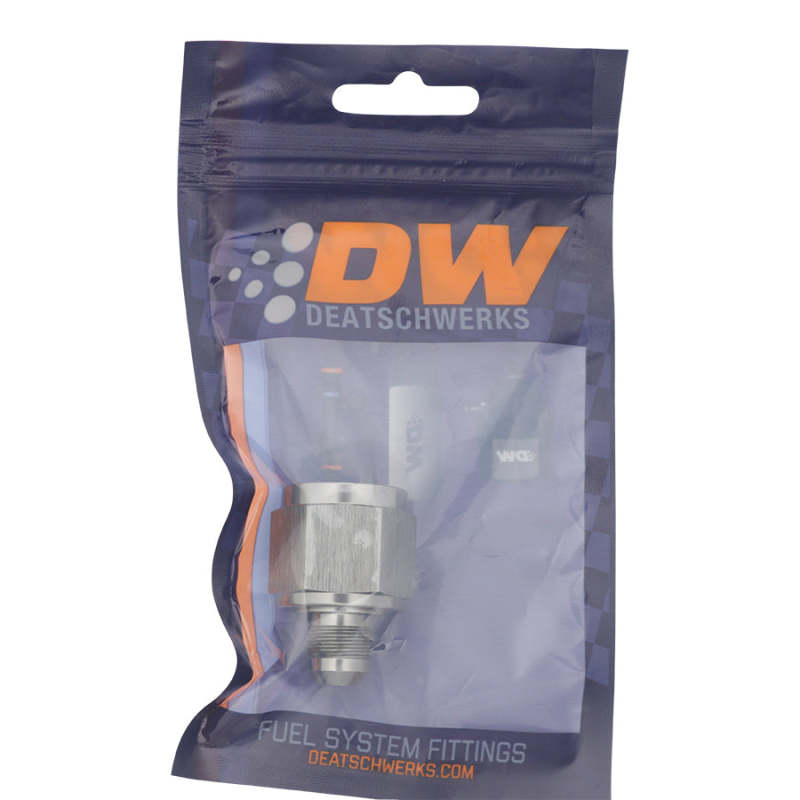 DeatschWerks 10AN Female Flare to 6AN Male Flare Reducer - Anodized DW Titanium 6-02-0219 6-02-0219 Photo - lifestyle view