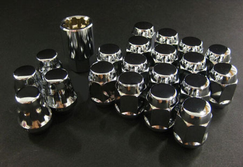 Project Kics 16 LUGS + 4 LOCKS Chrome Bullock And Nut Set - 12X1.50 W65119 W65119 User 1