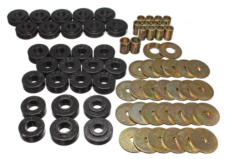 Energy Suspension Body Mount Set Black Chevrolet Chevelle Base 1965-1967 3.4111G Photo - Primary