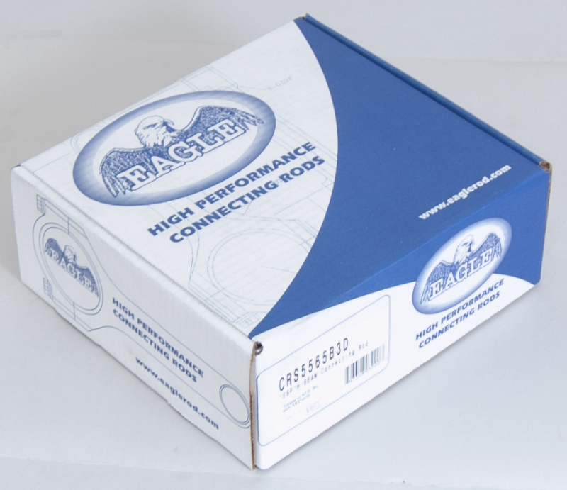 Eagle Chevy 400 H-Beam Connecting Rods (Set of 8) CRS5565B3D CRS5565B3D Photo - in package