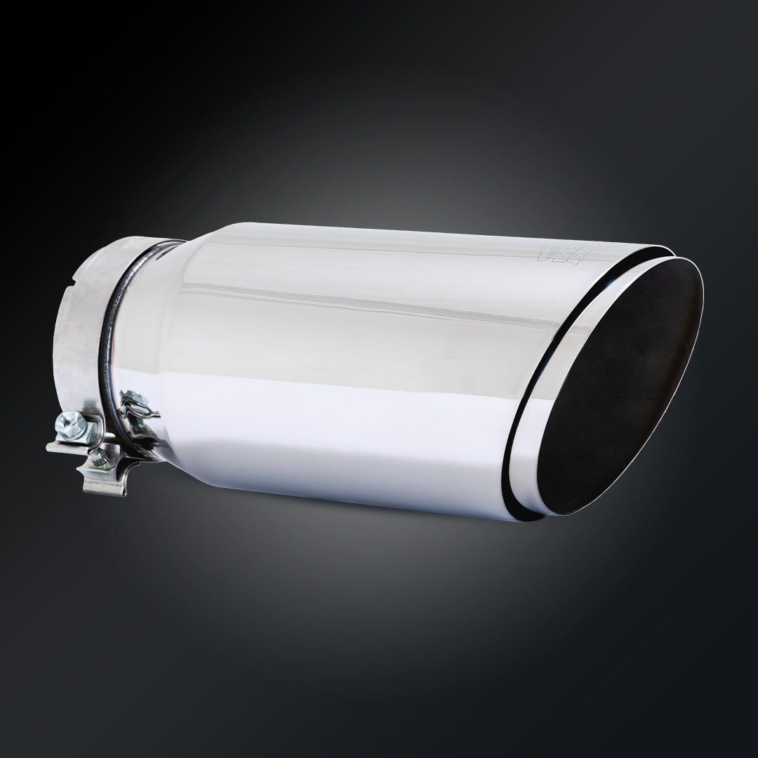 Vance and Hines Vance & Hines 5inX6.5inX16in Universal Exhaust Tip Twin Slash 26914