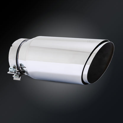 Vance and Hines Vance & Hines 5inX6.5inX16in Universal Exhaust Tip Twin Slash 26914