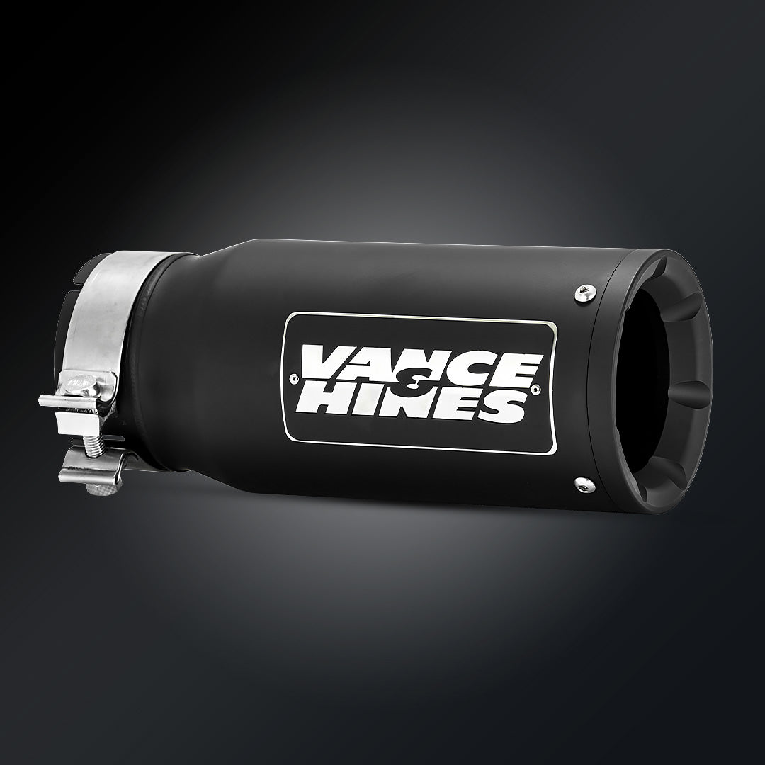 Vance and Hines Vance & Hines 4inX5inX12in Universal Exhaust Tip Eliminator Black Catback Exhaust 46910