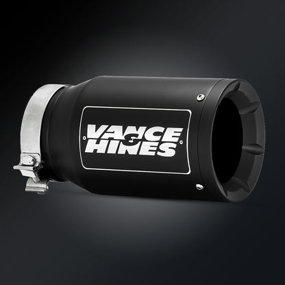 Vance and Hines Vance & Hines 5inX6.5inX12in Universal Exhaust Tip Eliminator Black for Catback Exhaust 46912