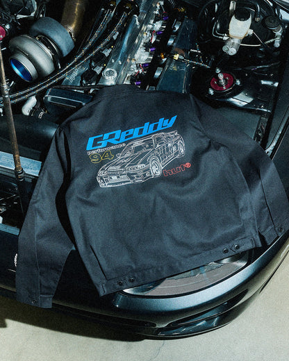 GReddy HUF x GReddy Diagram Work Jacket - Black