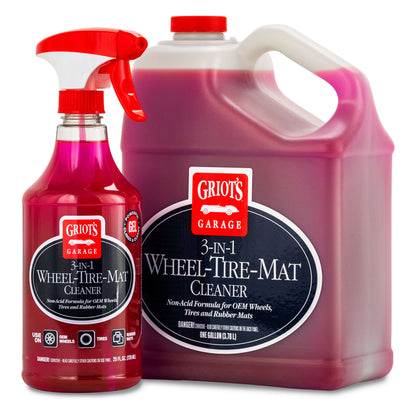 Griots Garage Griots 3 In 1 Wheel Tire Mat Cleaner- 25 Ounces 10825