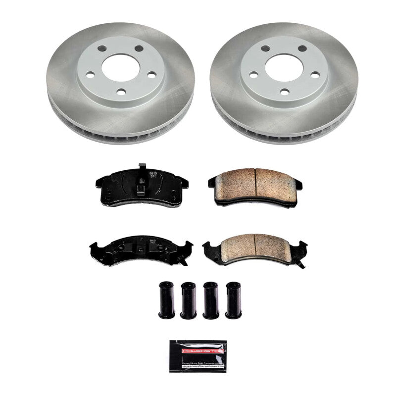 PowerStop Power Stop 92-93 Pontiac Trans Sport Front Semi-Coated Rotor Kit SC1532 SC1532 Photo - Primary