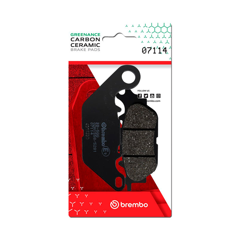 Brembo OE Yamaha DElight Carbon Ceramic Brake Pad - Front 07114 07114 User 1