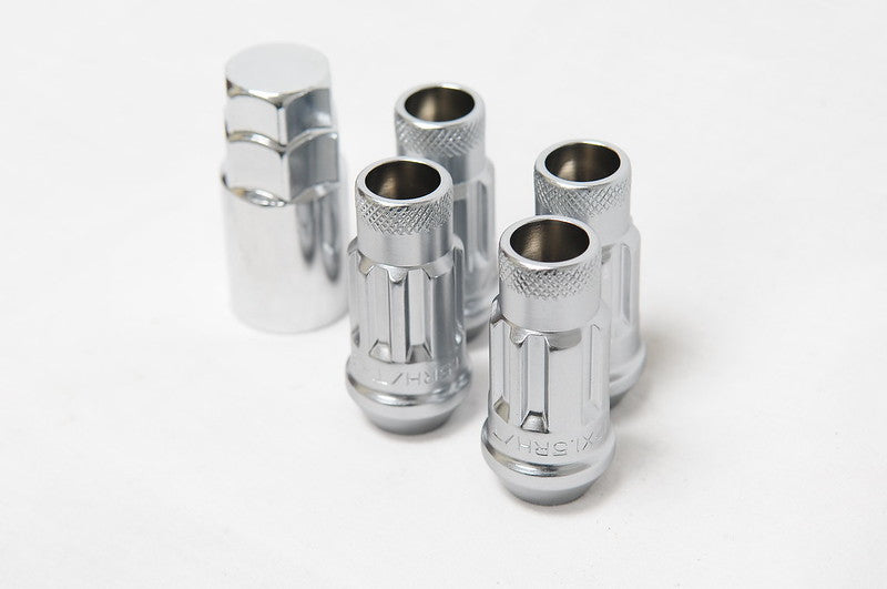 Wheel Mate 12x1.50 48mm Muteki SR48 Satin Silver Open End Locking Lug Nut - Set of 4 32902SS 32902SS User 1