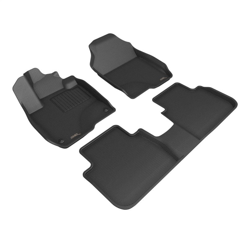 3D MAXpider ACE Kagu - Front - Black Floor Mats Floor Mats - Rubber main image