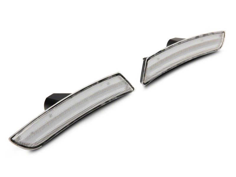 Raxiom 16-23 Chevrolet Camaro Axial Series LED Front and Rear Side Markers- Clear CC2933