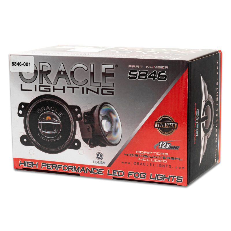 ORACLE Lighting Oracle Jeep Wrangler JK/JL/JT High Performance W LED Fog Lights - Red 5846-003 5846-003 Photo - Mounted
