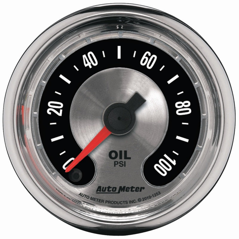 Autometer 2-1/16" Oil Pressure, 0-100 Psi, Stepper Motor, American Muscle 1253 Photo - Primary