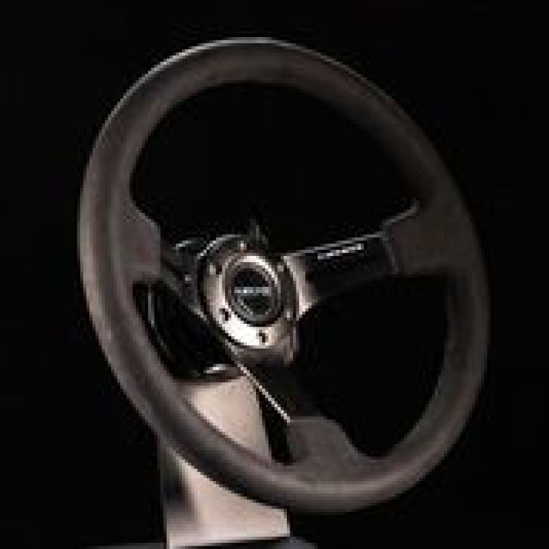 NRG Reinforced Steering Wheel 350mm Sport Steering Wheel (3" Deep) Black L RST-018SA User 1