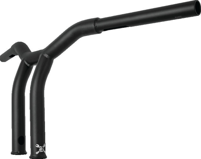 Burly Brand Dominator Raked Bar 10in - Matte Black B12-6051SB B12-6051SB User 1