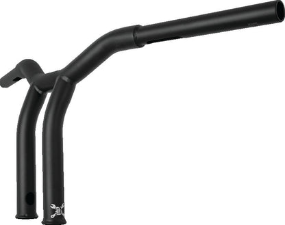Burly Brand Dominator Raked Bar 10in - Matte Black B12-6051SB B12-6051SB User 1