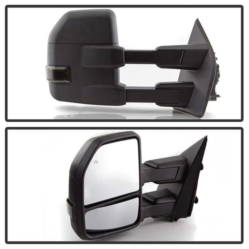 SPYDER xTune 15-17 Ford F-150 Heated LED Telescoping Pwr Mirrors - Smk (Pair) (MIR-FF15015S-G4-PWH-SM-SET) 9943065 9943065 Photo - Unmounted