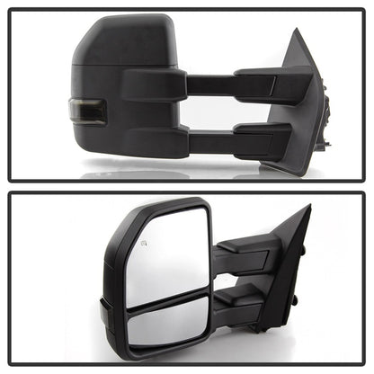 SPYDER xTune 15-17 Ford F-150 Heated LED Telescoping Pwr Mirrors - Smk (Pair) (MIR-FF15015S-G4-PWH-SM-SET) 9943065 9943065 Photo - Unmounted