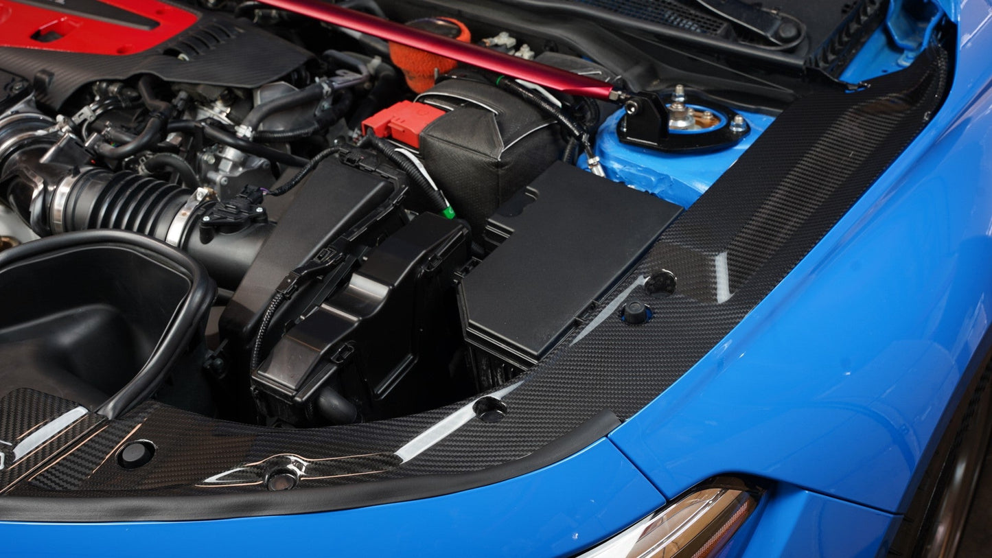 APR Carbon Fiber Honda FL5 Civic Type R Carbon Fiber Radiator Cooling Plat