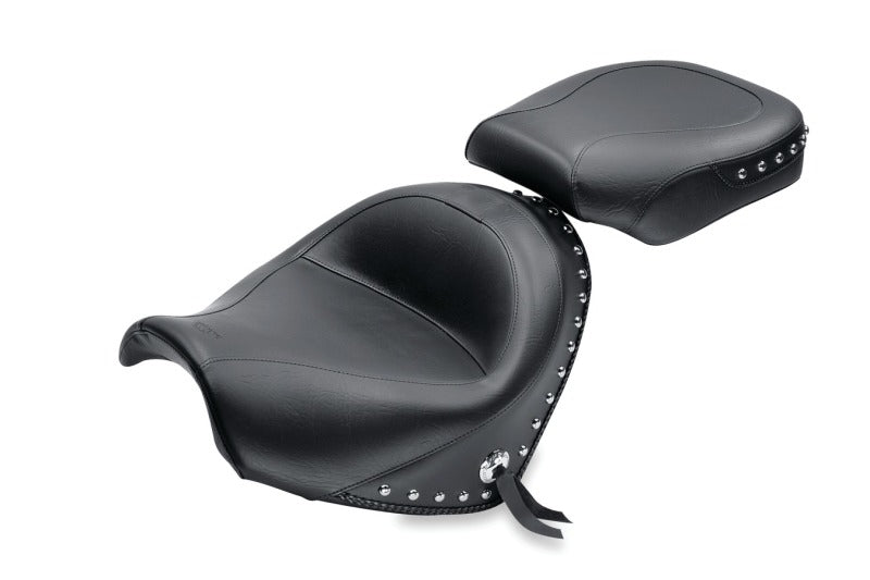Mustang Motorcycle Mustang 09-21 Suzuki Boulevard C50 & C50T Standard Touring 2PC Seat w/Studs - Black 76060 76060 Photo - Primary