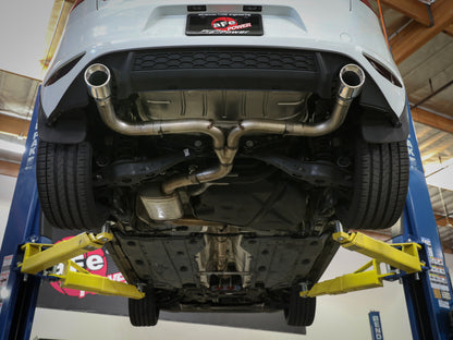 aFe MACHForce XP 3in-2.5in SS Exhaust Cat-Back 15-17 Volkswagen GTI (MKVII) L4-2.0L (t) - Polished 49-36418-P 49-36418-P Photo - Mounted